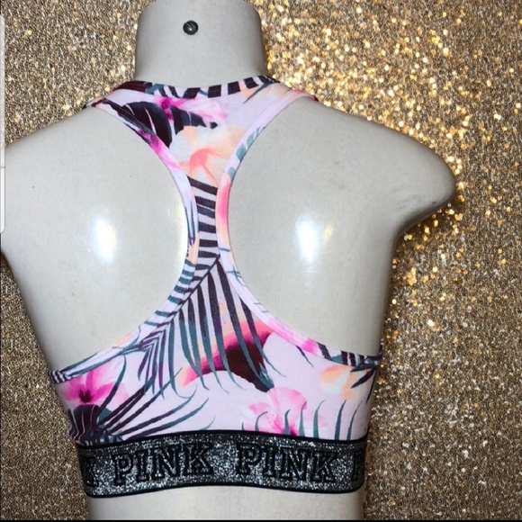Sale π Victoria Secret Tropical Sports Bra NWOT - Picture 3 of 3